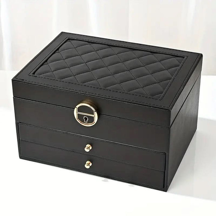 LUXE JEWEL - Elegant leather jewellery box for stylish storage
