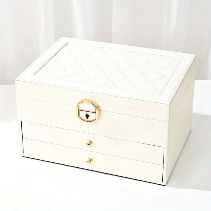 LUXE JEWEL - Elegant leather jewellery box for stylish storage