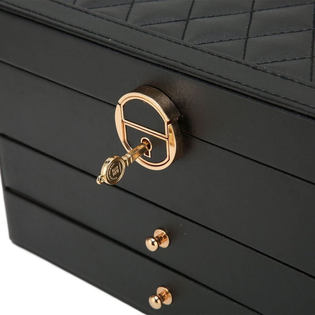 LUXE JEWEL - Elegant leather jewellery box for stylish storage