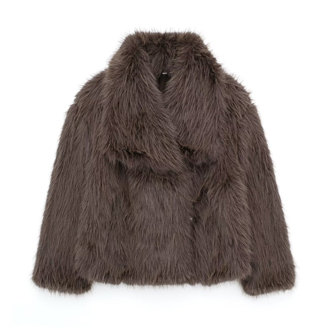 Luxurious Faux Fur Jacket