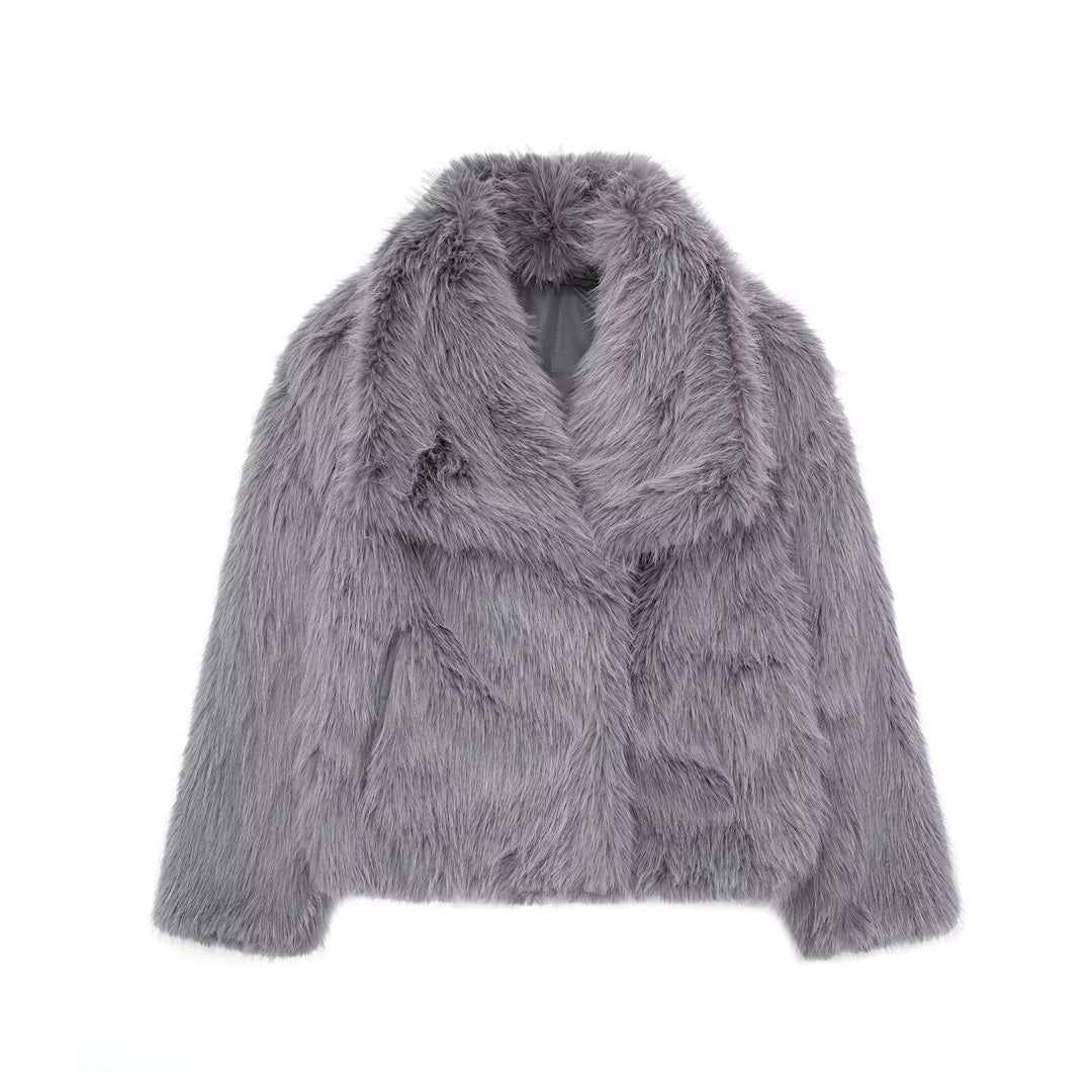 Luxurious Faux Fur Jacket
