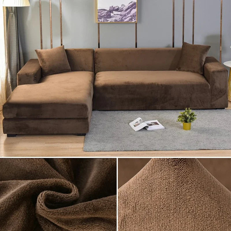 Luxurious Velvet Sofa Cover for Elegant Protection