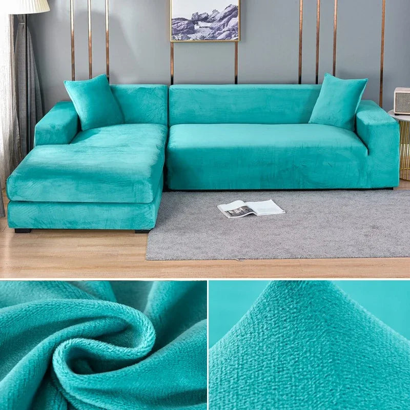 Luxurious Velvet Sofa Cover for Elegant Protection