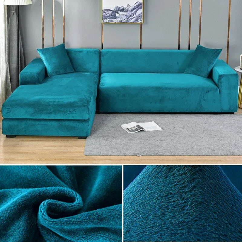 Luxurious Velvet Sofa Cover for Elegant Protection