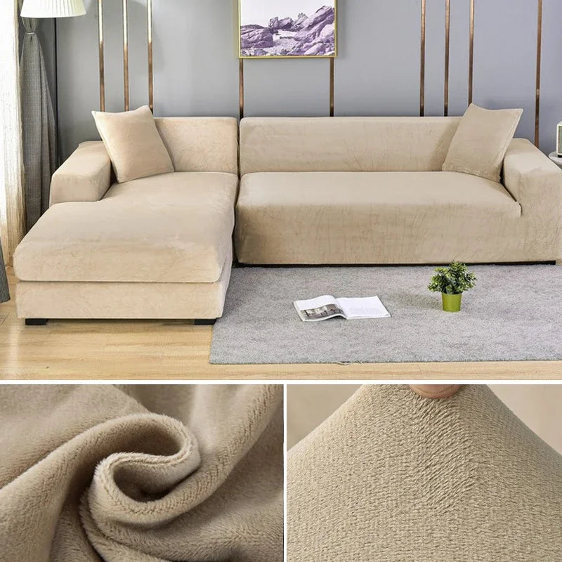Luxurious Velvet Sofa Cover for Elegant Protection