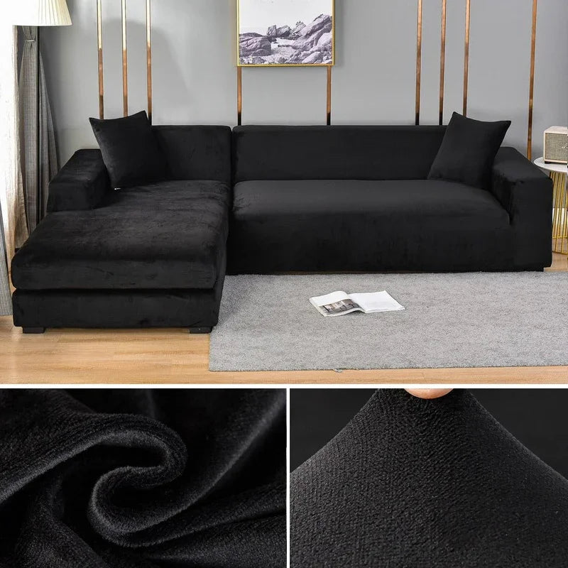 Luxurious Velvet Sofa Cover for Elegant Protection