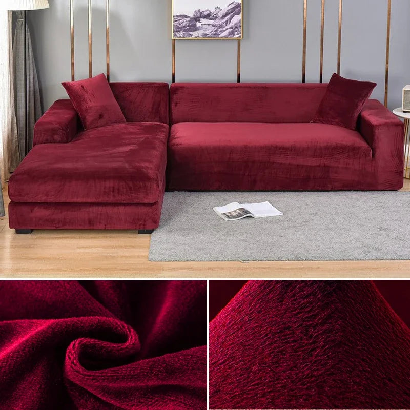Luxurious Velvet Sofa Cover for Elegant Protection