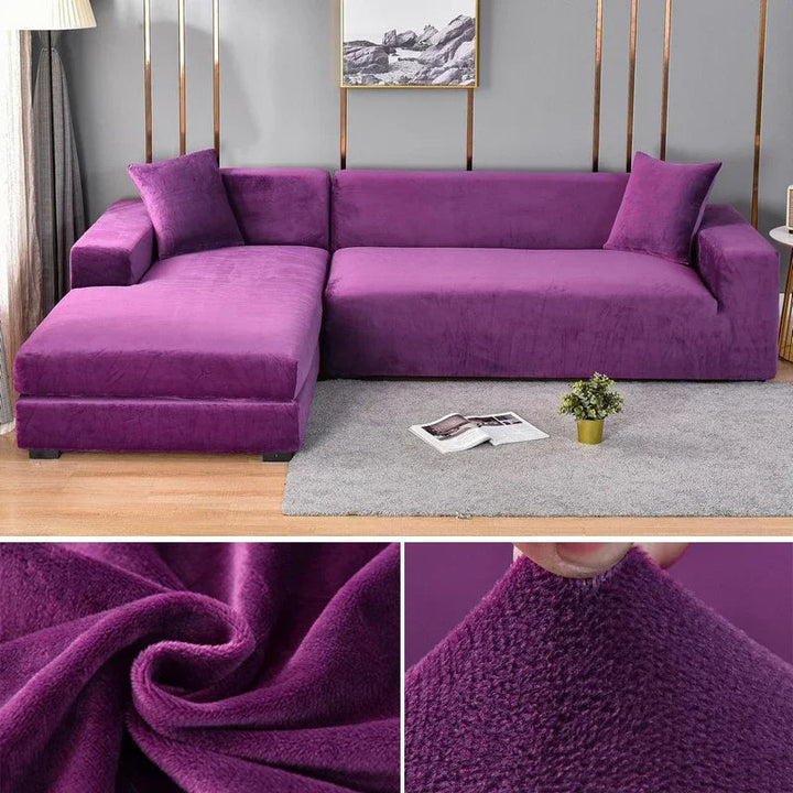 Luxurious Velvet Sofa Cover for Elegant Protection