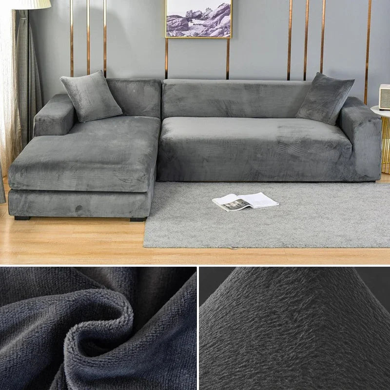 Luxurious Velvet Sofa Cover for Elegant Protection