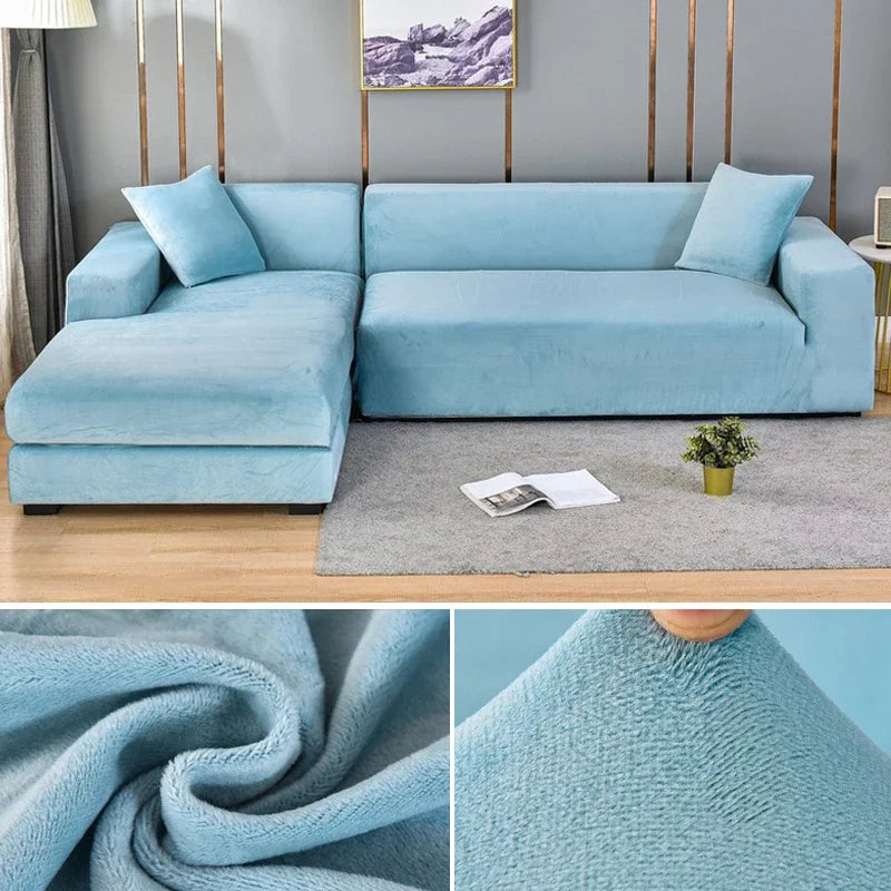 Luxurious Velvet Sofa Cover for Elegant Protection