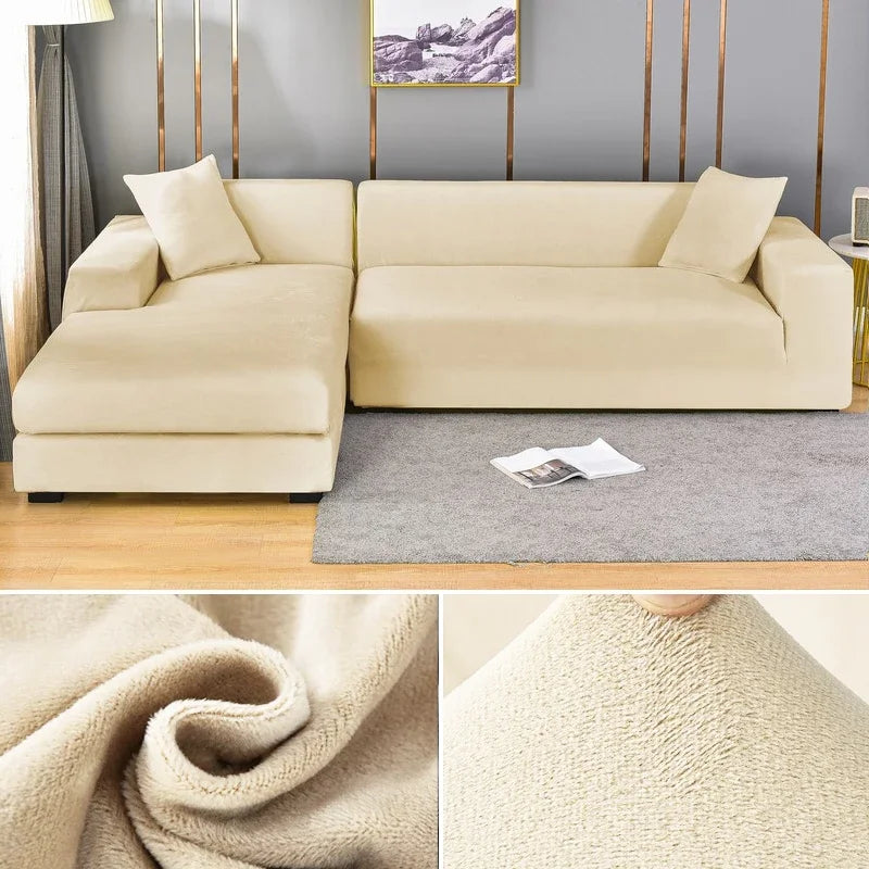 Luxurious Velvet Sofa Cover for Elegant Protection