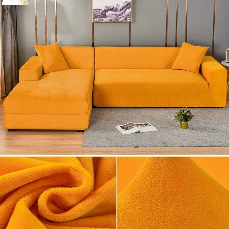 Luxurious Velvet Sofa Cover for Elegant Protection