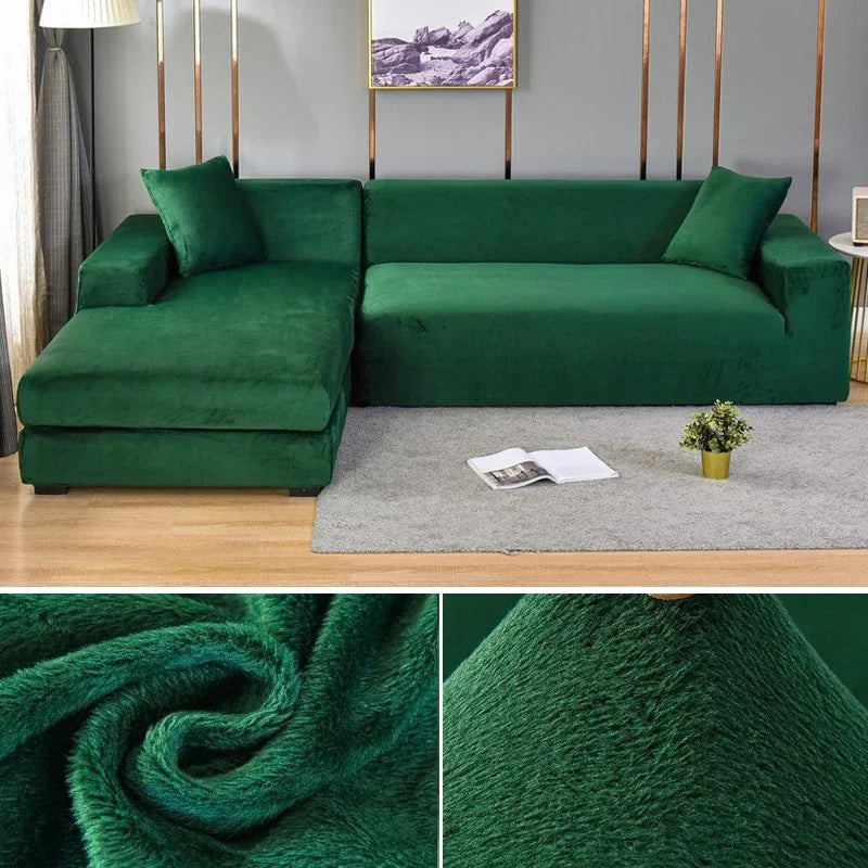 Luxurious Velvet Sofa Cover for Elegant Protection