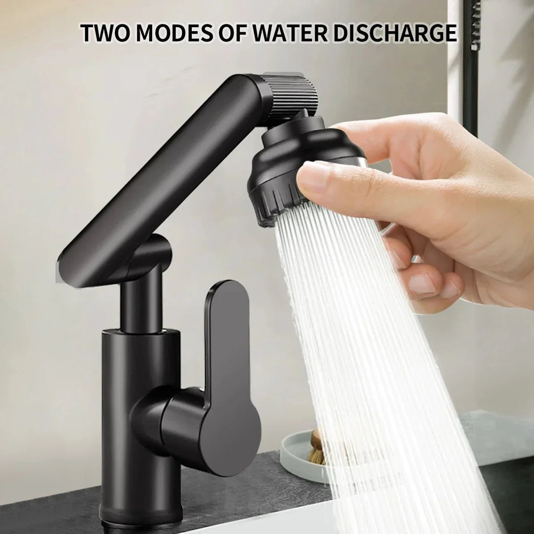 MECHAFLOW 360 – 360° robotic arm kitchen faucet with bubble &amp; shower spray