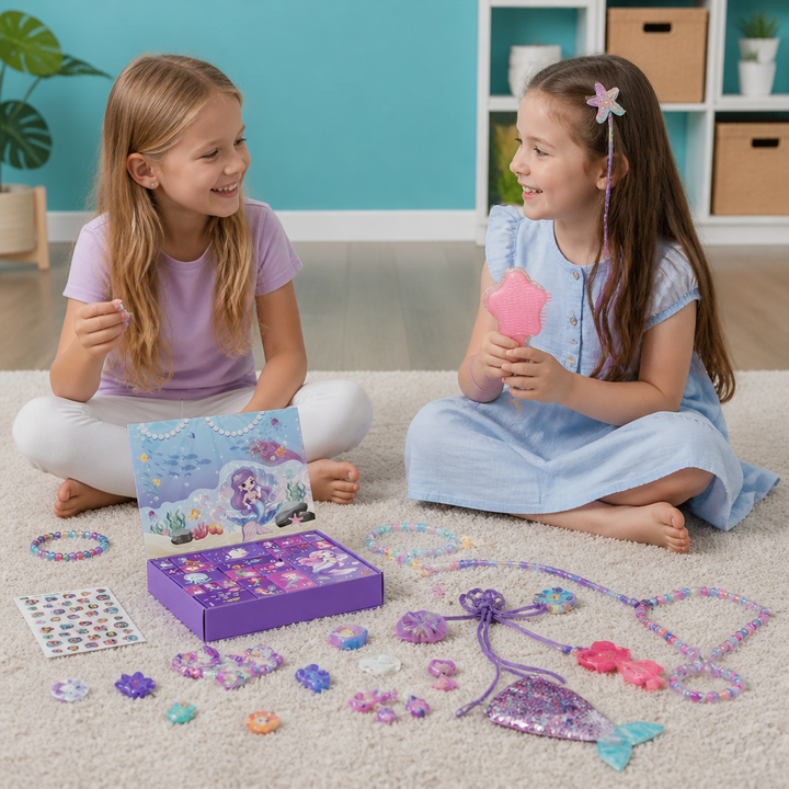 Mermaid Advent Calendar – 24 Days of Hair Accessories &amp; Surprises