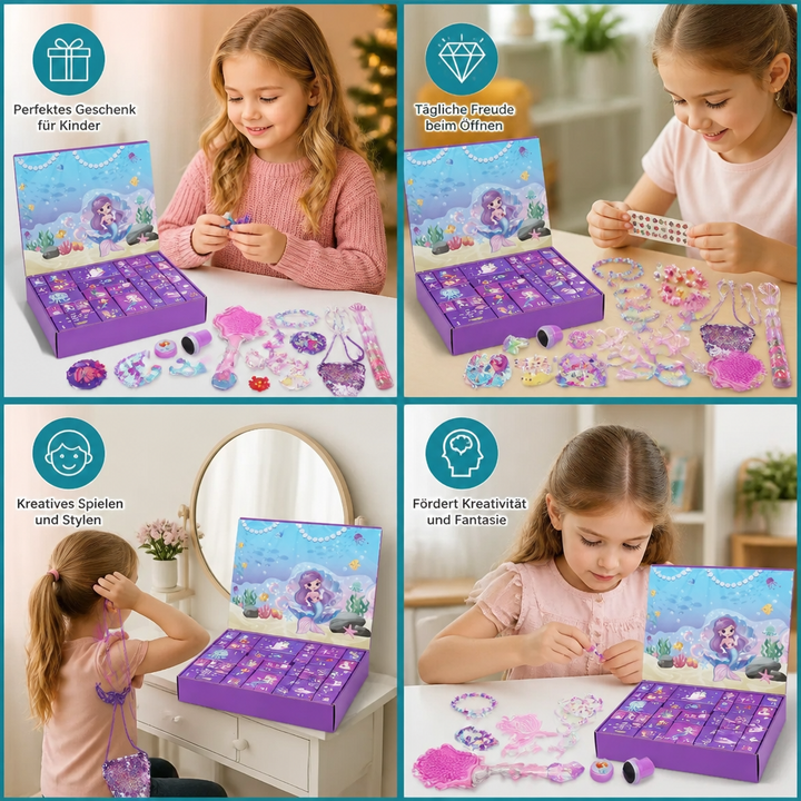 Mermaid Advent Calendar – 24 Days of Hair Accessories &amp; Surprises