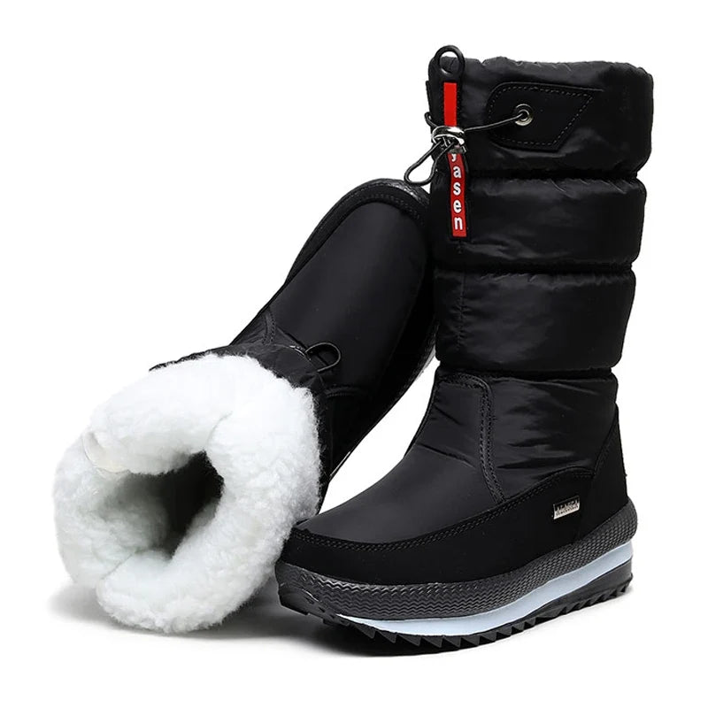 Mid-Calf Insulated Snow Boots