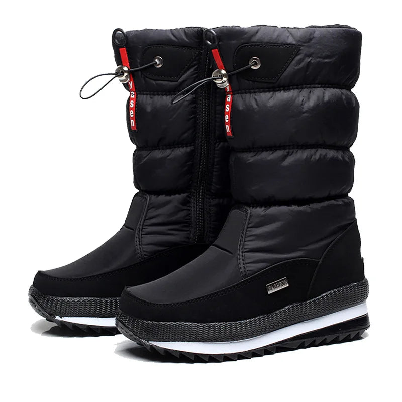 Mid-Calf Insulated Snow Boots