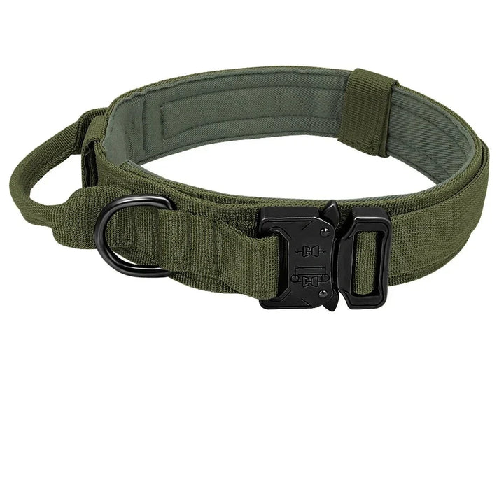 Military Grade Tactical Dog Collar with Control Handle