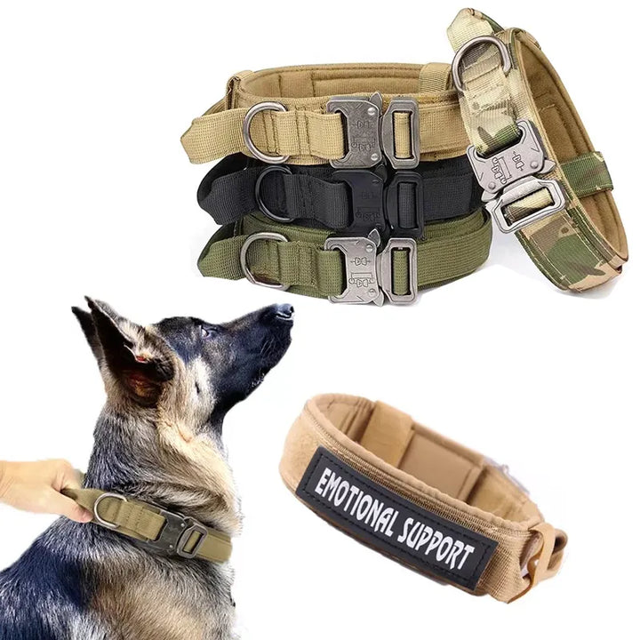Military Grade Tactical Dog Collar with Control Handle