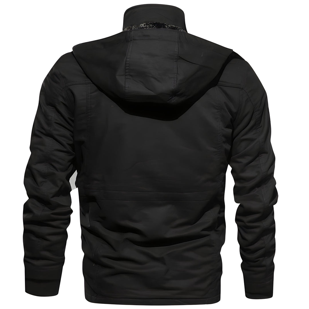 Military Jacket with Multiple Pockets