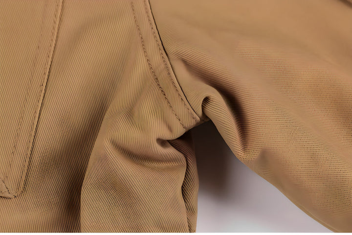 Military Jacket with Multiple Pockets