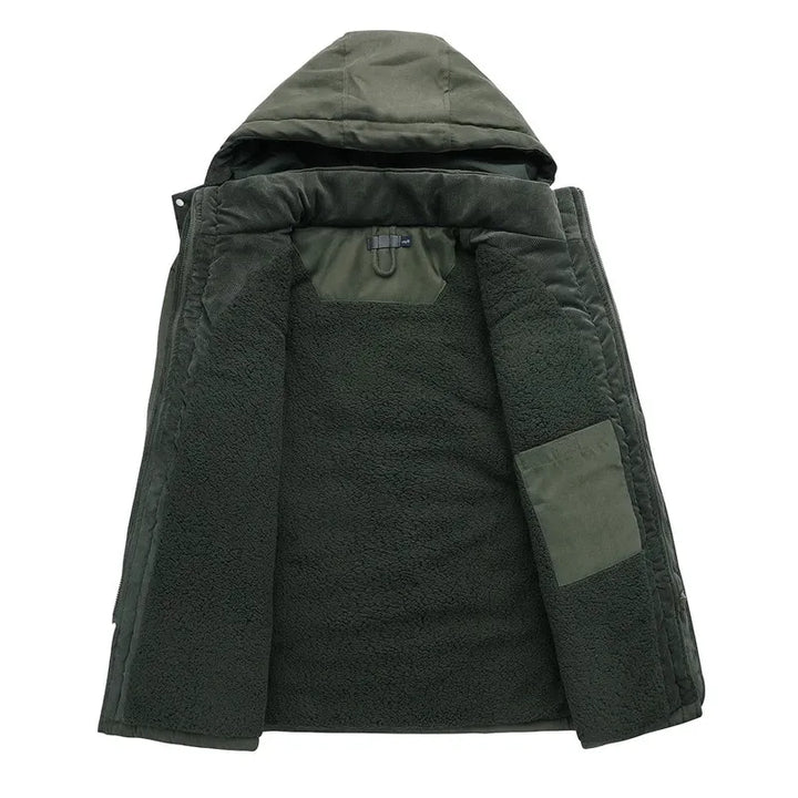 Military Parka Jacket with Warm and Cozy Lining