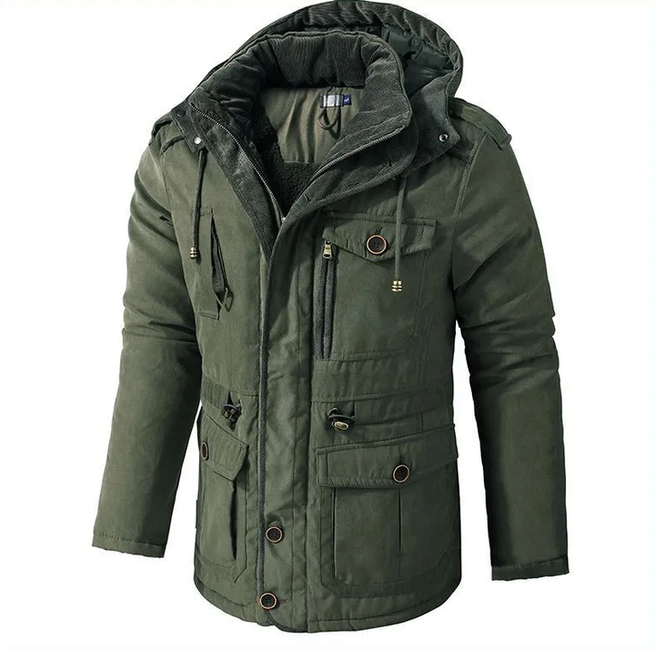 Military Parka Jacket with Warm and Cozy Lining