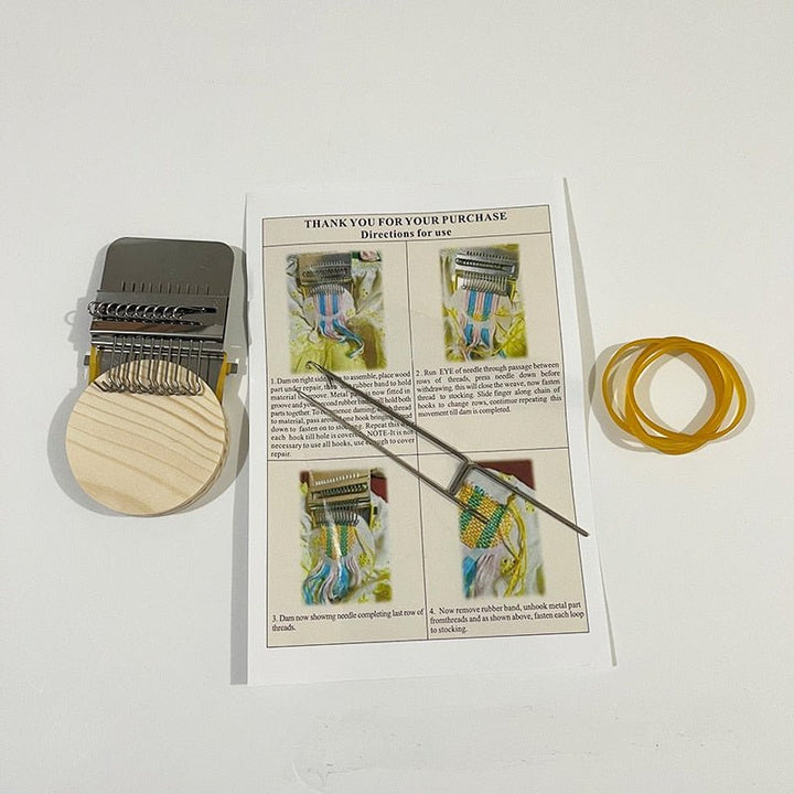 Mini Darning Loom Machine