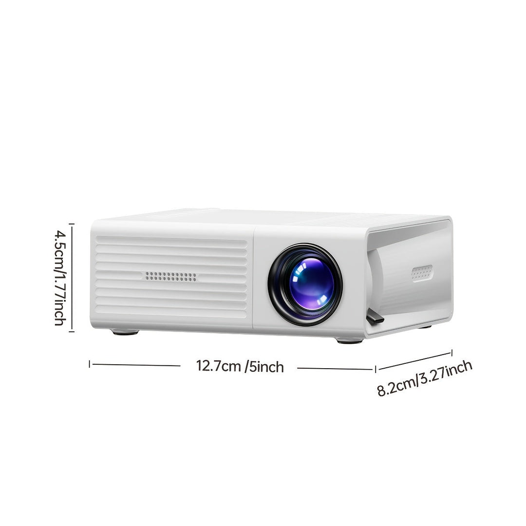 Mini Ultra-Bright Projector 3000 Lumens – Portable, HDTV &amp; USB, Ideal for Home &amp; Outdoor Cinema!