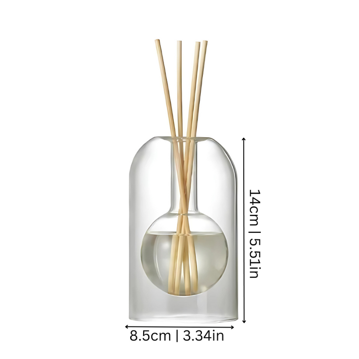 Minimalist Glass Aroma Diffuser for Essential Oils