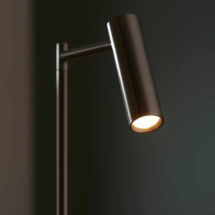Modern Adjustable Floor Lamp with Push-Button Dimmer
