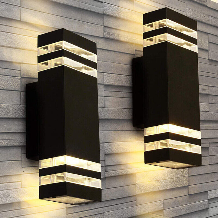 Modern Outdoor Wall Lamps (Set of 2)