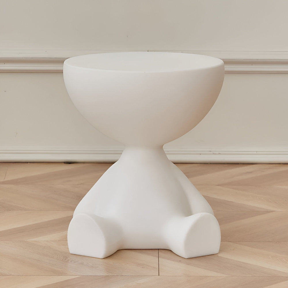 Modern Round Coffee Table – Compact Accent Side Table