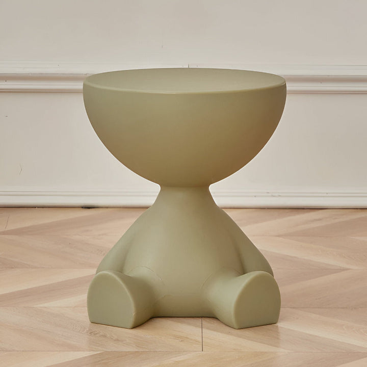 Modern Round Coffee Table – Compact Accent Side Table