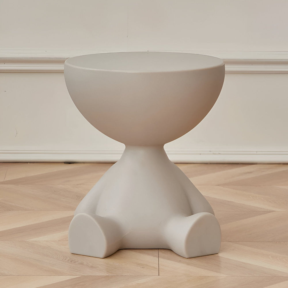 Modern Round Coffee Table – Compact Accent Side Table