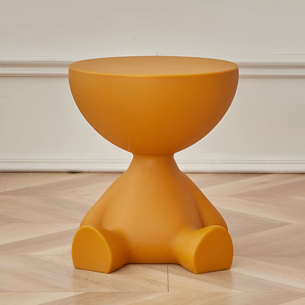 Modern Round Coffee Table – Compact Accent Side Table
