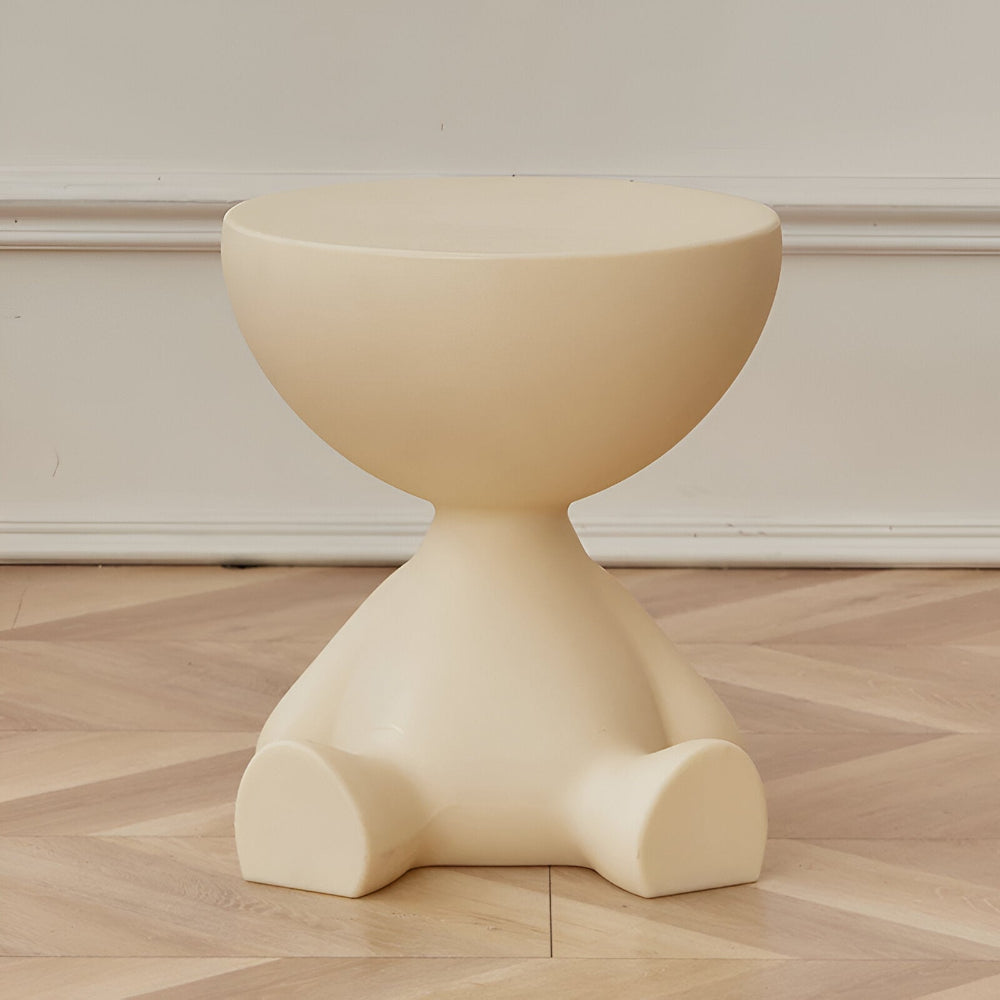 Modern Round Coffee Table – Compact Accent Side Table