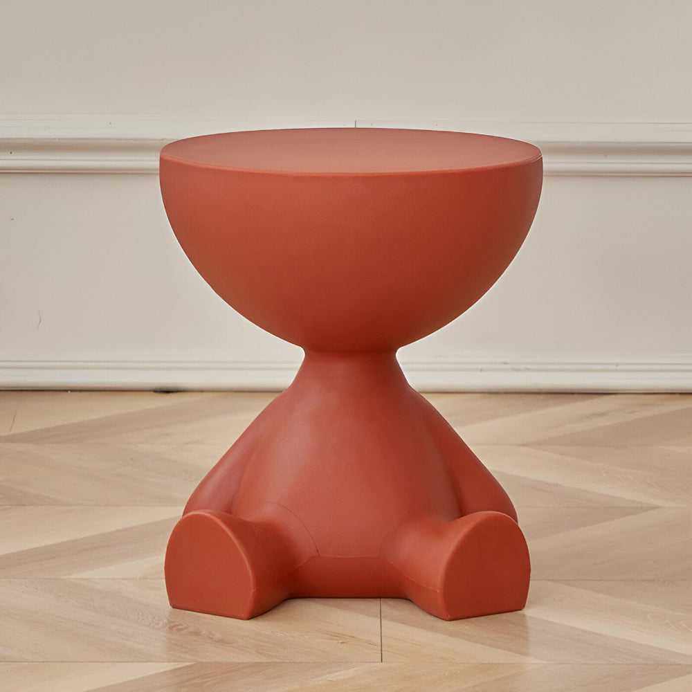 Modern Round Coffee Table – Compact Accent Side Table