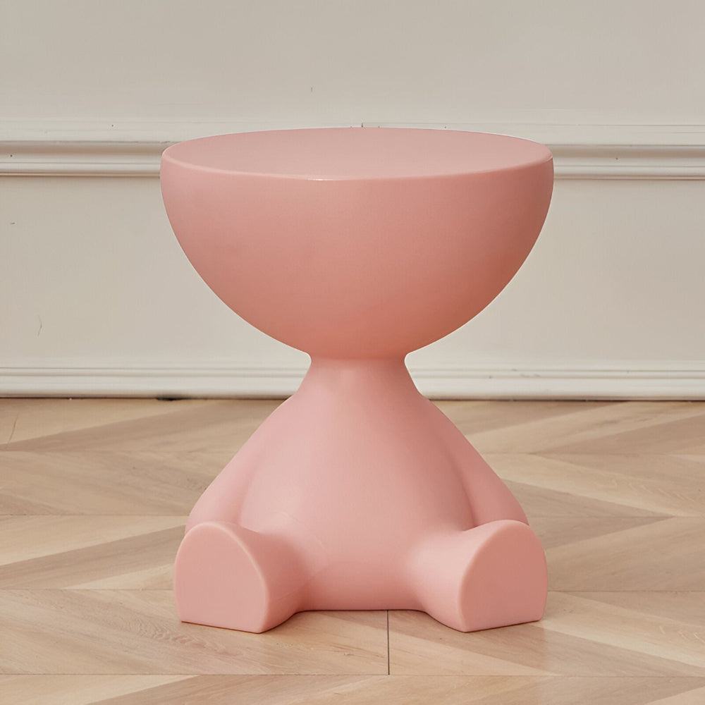 Modern Round Coffee Table – Compact Accent Side Table