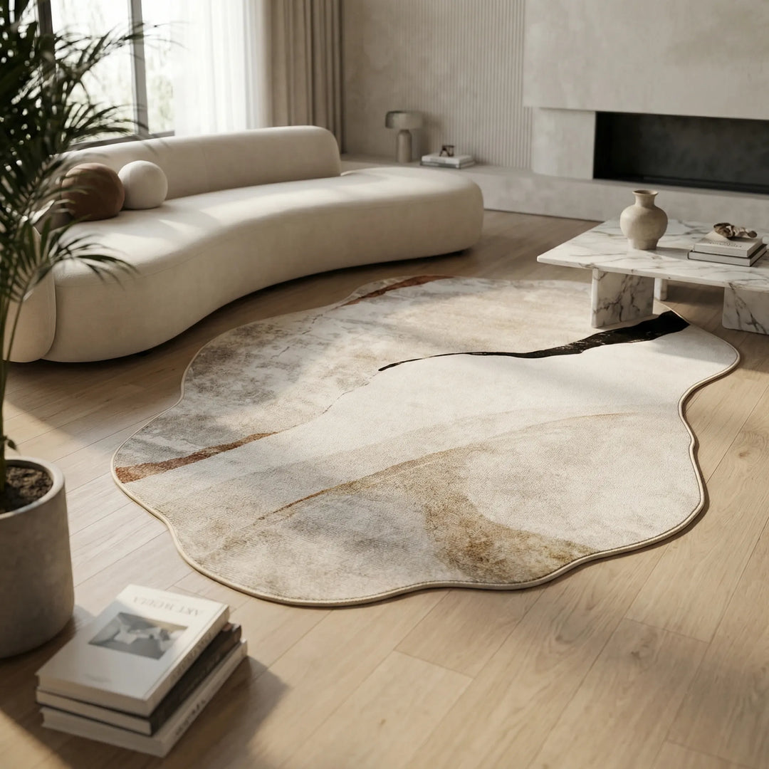 Modern Rug with Abstract Pattern