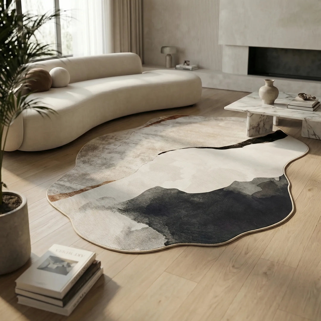Modern Rug with Abstract Pattern