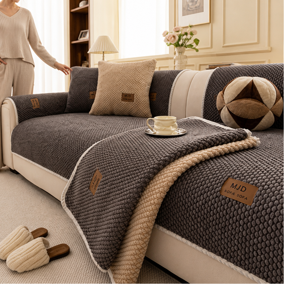 Modular Non-Slip Chenille Sofa Cover