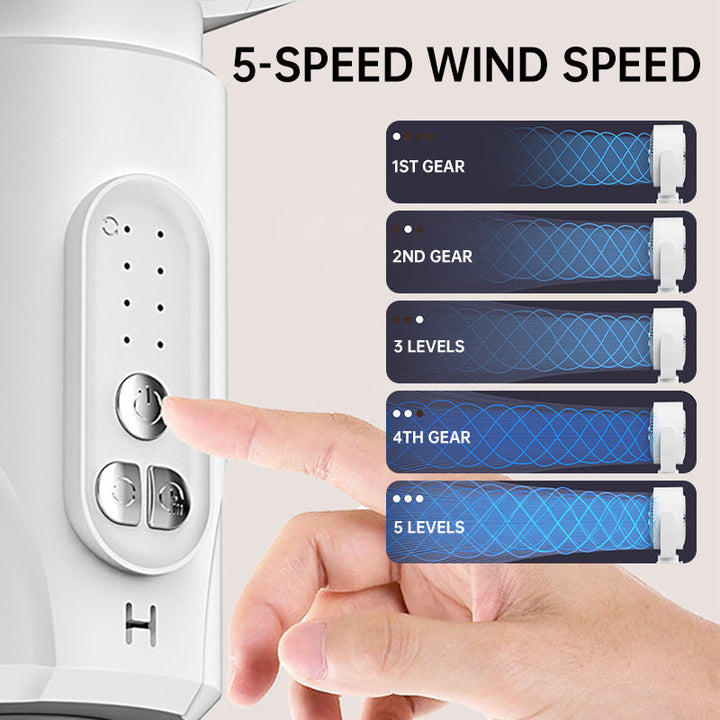 Motor Stand Fan, 20 dB Very Quiet Fan, 30 m Throw Distance, 2465 m³/h Air Volume, Fan with Remote Control &amp; Cooling | Niki