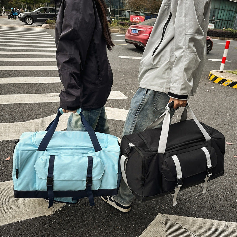 Multi-Compartment Travel Duffle Bag