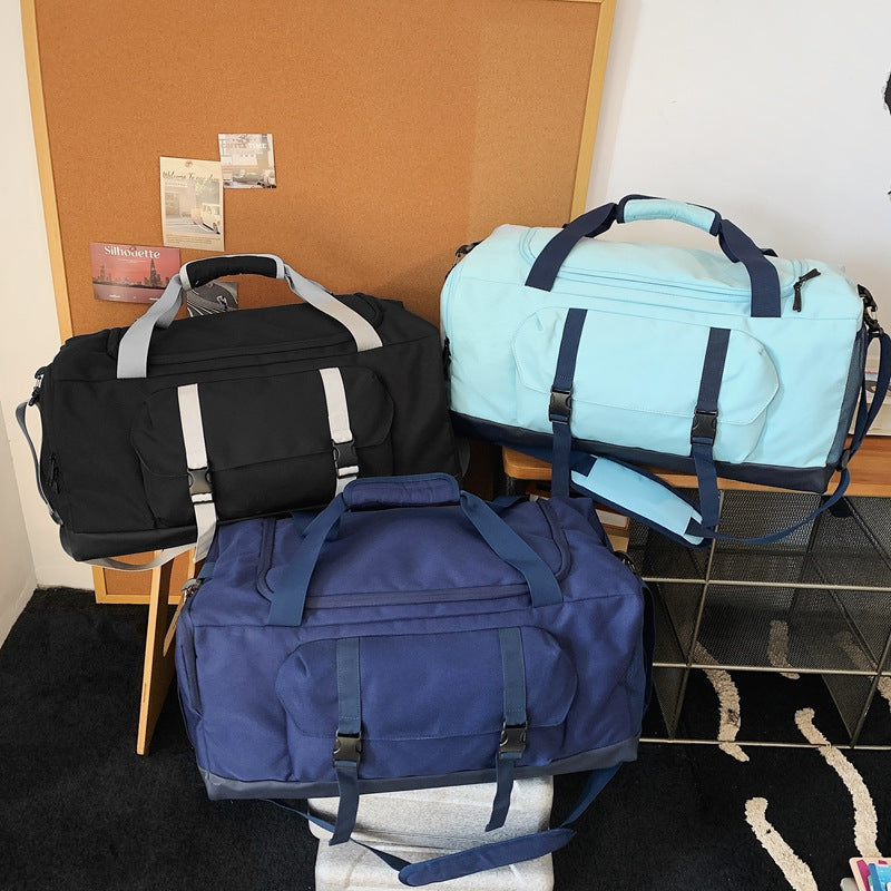 Multi-Compartment Travel Duffle Bag