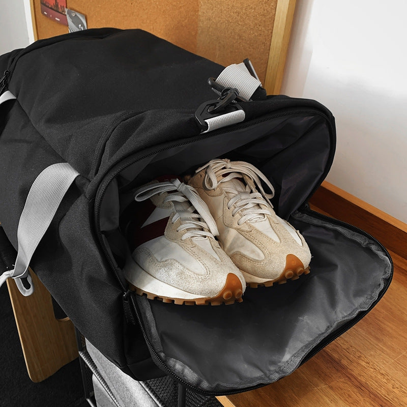 Multi-Compartment Travel Duffle Bag