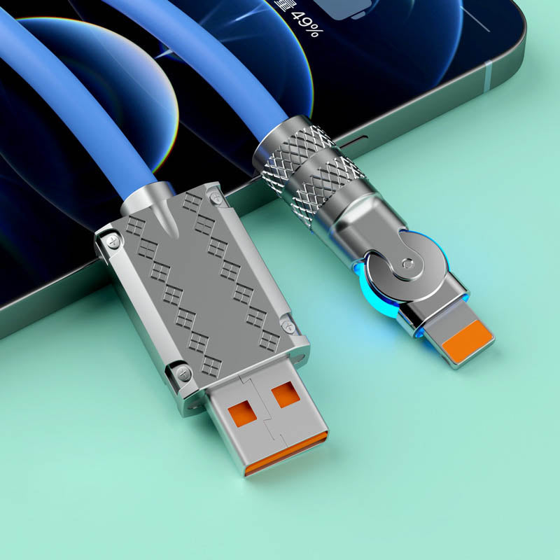 Niki | 180° Anti-Break Fast Charging Data Cable (120W)