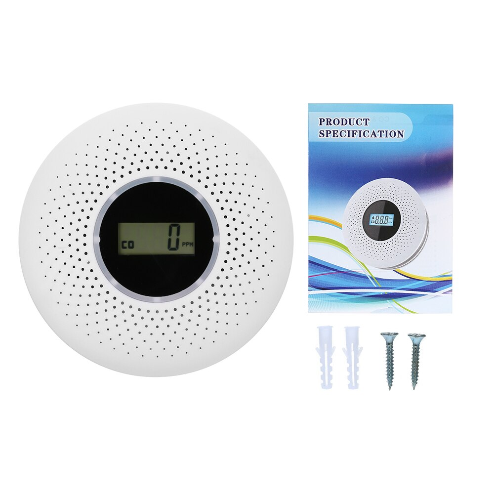 Niki | 2-in-1 Smoke &amp; CO Detector Alarm with Digital Display