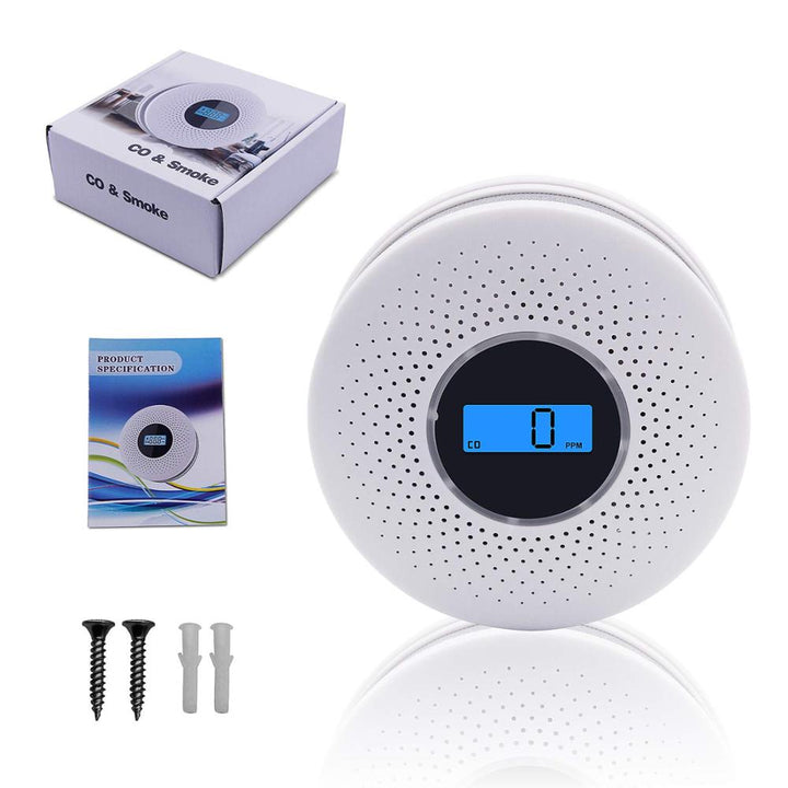 Niki | 2-in-1 Smoke &amp; CO Detector Alarm with Digital Display